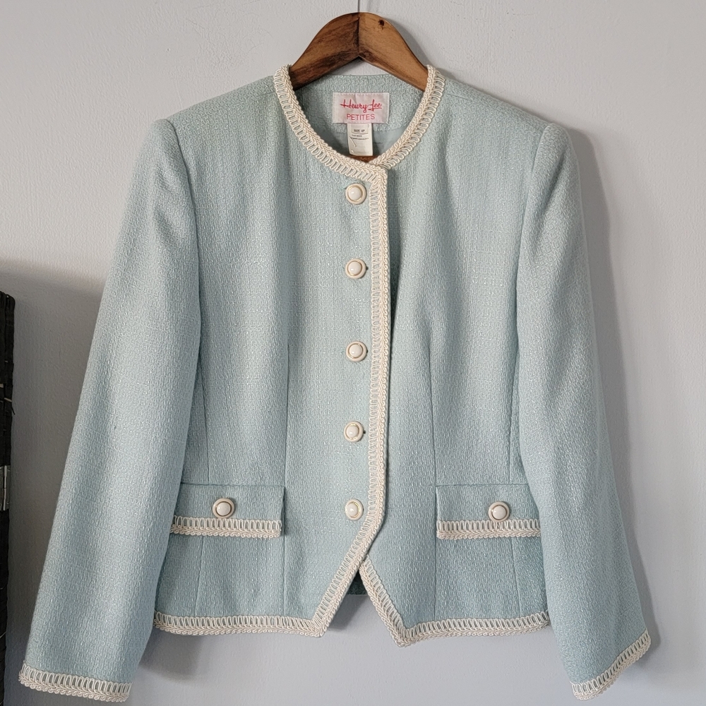 Vintage Powder Blue Henry Lee Blazer